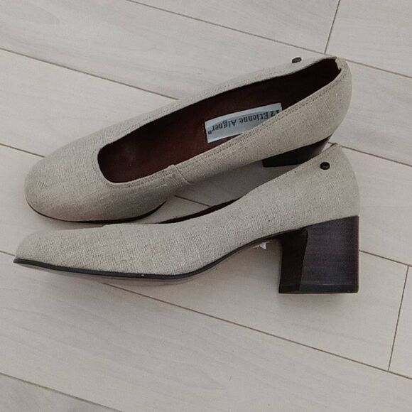 Etienne Aigner Women's Paloma Chunky Pump Heel Tan Size 7.5M - Picture 3 of 7